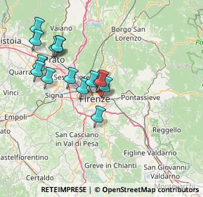 Mappa Via Aretina, 50136 Pontassieve FI, Italia (14.05)