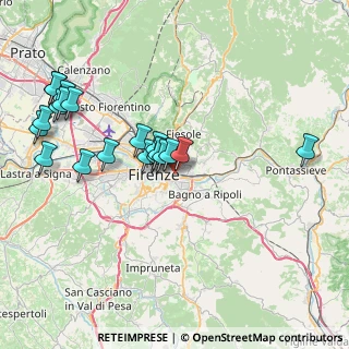 Mappa Via Aretina, 50136 Pontassieve FI, Italia (8.5145)