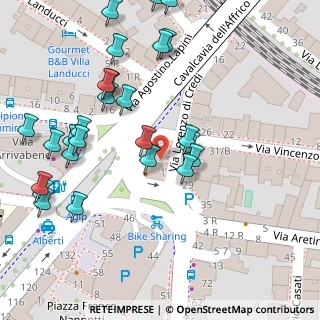 Mappa Via Aretina, 50136 Pontassieve FI, Italia (0.07778)