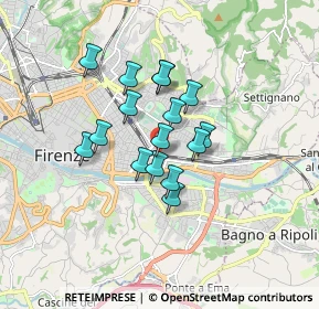 Mappa Via di S. Salvi, 50132 Firenze FI, Italia (1.2625)