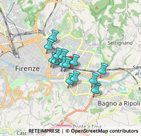 Mappa Via di S. Salvi, 50132 Firenze FI, Italia (1.11857)