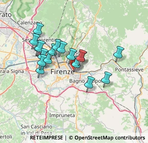Mappa Via di S. Salvi, 50132 Firenze FI, Italia (6.08278)