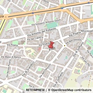 Mappa Via Cosimo Rosselli, 18, 50143 Firenze, Firenze (Toscana)