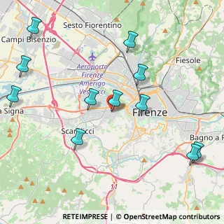 Mappa Via Cosimo Rosselli, 50143 Firenze FI, Italia (5.03091)