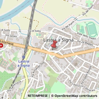 Mappa Via XXIV Maggio, 13, 50055 Lastra a Signa, Firenze (Toscana)