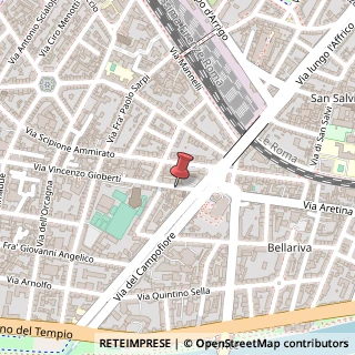 Mappa Via Vincenzo Gioberti, 3r, 50121 Firenze, Firenze (Toscana)