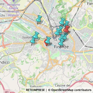 Mappa Via Giacomo Zanella, 50124 Firenze FI, Italia (1.59923)