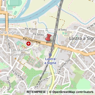 Mappa Via Livornese, 255, 50055 Lastra a Signa, Firenze (Toscana)