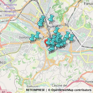 Mappa Via Sant'Onofrio, 50124 Firenze FI, Italia (1.271)