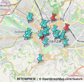 Mappa Via Sant'Onofrio, 50124 Firenze FI, Italia (1.4455)