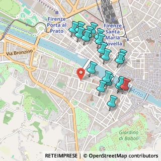 Mappa Piazza dei Nerli, 50124 Firenze FI, Italia (0.4825)
