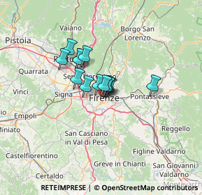 Mappa Via Sant'Onofrio, 50124 Firenze FI, Italia (7.82154)