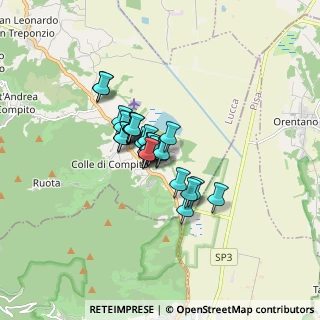 Mappa Via del Poggetto, 55012 Capannori LU, Italia (0.99143)