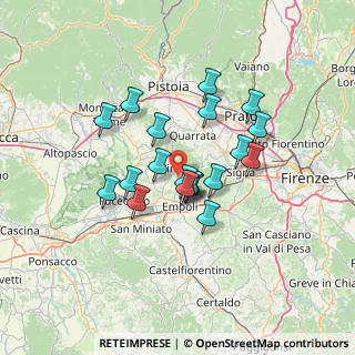Mappa Via Amerini, 50059 Vinci FI, Italia (10.886)