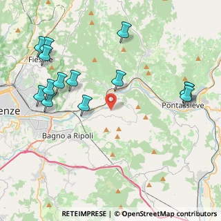 Mappa Via di Vallina, 50012 Vallina FI, Italia (5.125)