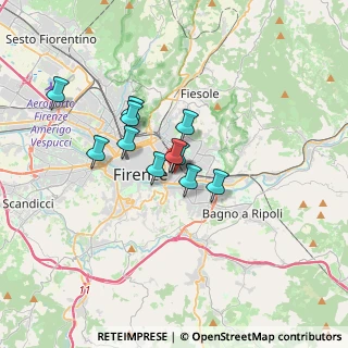 Mappa Via Frà Paolo Sarpi, 50123 Firenze FI, Italia (2.46364)