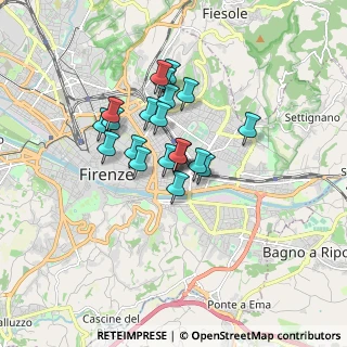 Mappa Via Frà Paolo Sarpi, 50123 Firenze FI, Italia (1.2825)