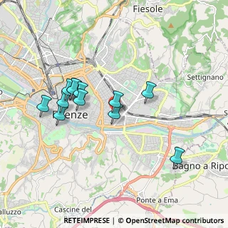 Mappa Via Frà Paolo Sarpi, 50123 Firenze FI, Italia (1.71667)