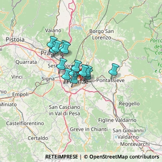 Mappa Via Frà Paolo Sarpi, 50123 Firenze FI, Italia (8.93857)