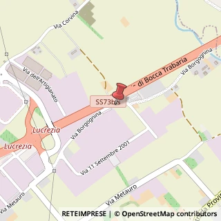 Mappa Via borgognina, 61030 Cartoceto, Pesaro e Urbino (Marche)