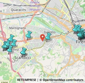 Mappa Via baccio da montelupo 24 a, 50143 Firenze FI, Italia (3.0955)