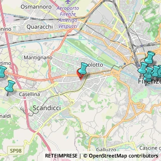 Mappa Via baccio da montelupo 24 a, 50143 Firenze FI, Italia (3.64667)