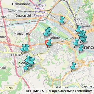 Mappa Via baccio da montelupo 24 a, 50143 Firenze FI, Italia (2.421)