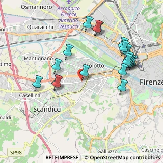 Mappa Via baccio da montelupo 24 a, 50143 Firenze FI, Italia (2.189)