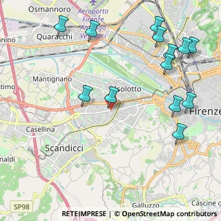Mappa Via baccio da montelupo 24 a, 50143 Firenze FI, Italia (2.70692)