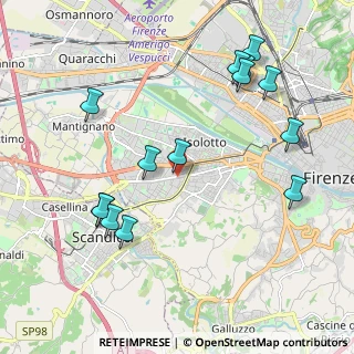 Mappa Via baccio da montelupo 24 a, 50143 Firenze FI, Italia (2.34071)