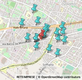 Mappa Via baccio da montelupo 24 a, 50143 Firenze FI, Italia (0.3305)