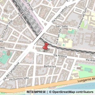 Mappa Via Aretina, 45, 50136 Firenze, Firenze (Toscana)