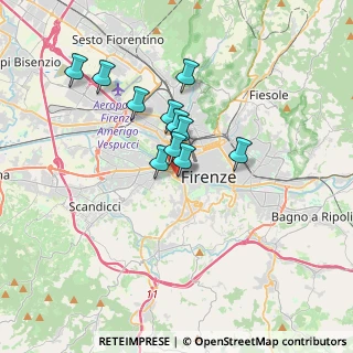 Mappa Via Benozzo Gozzoli, 50124 Firenze FI, Italia (2.73364)