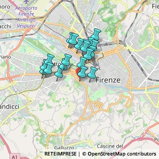 Mappa Via Benozzo Gozzoli, 50124 Firenze FI, Italia (1.3605)
