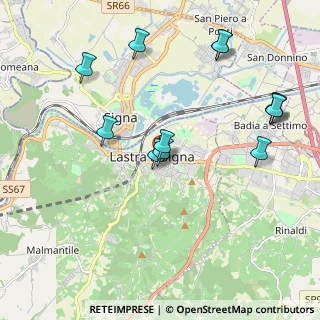 Mappa Via Dino Campana, 50055 Lastra a Signa FI, Italia (2.2175)