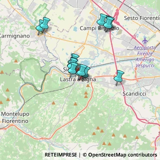 Mappa Via Dino Campana, 50055 Lastra a Signa FI, Italia (3.25467)