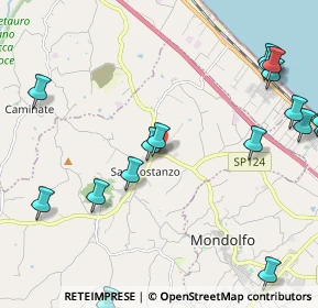 Mappa Via Volpella, 61039 San Costanzo PU, Italia (2.98944)