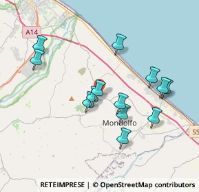 Mappa Via Volpella, 61039 San Costanzo PU, Italia (3.61846)