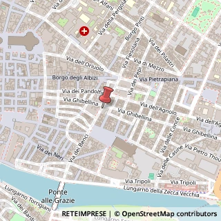 Mappa Via Giuseppe Verdi, 16, 50100 Firenze, Firenze (Toscana)