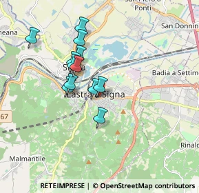 Mappa Via G. Bechi, 50055 Lastra a Signa FI, Italia (1.51)