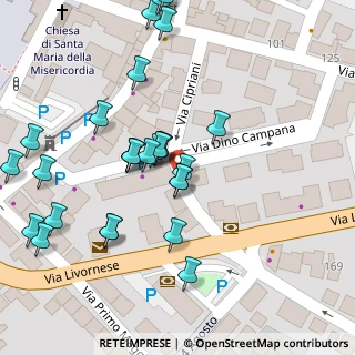 Mappa Via G. Bechi, 50055 Lastra a Signa FI, Italia (0.05714)