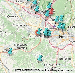 Mappa Via G. Bechi, 50055 Lastra a Signa FI, Italia (8.67824)