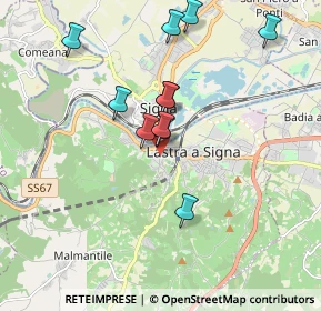 Mappa Via Leon Battista Alberti, 50055 Lastra a Signa FI, Italia (1.72636)