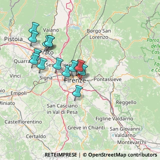 Mappa Via Vincenzo Chiarugi, 50136 Firenze FI, Italia (14.112)