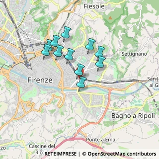 Mappa Via Vincenzo Chiarugi, 50136 Firenze FI, Italia (1.50545)