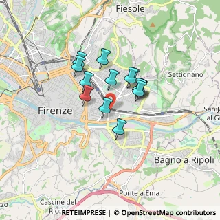 Mappa Via Vincenzo Chiarugi, 50136 Firenze FI, Italia (1.22429)