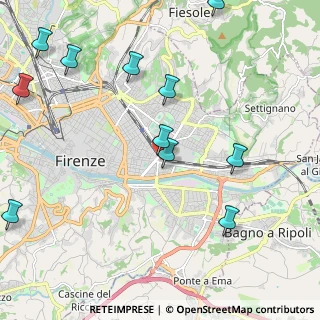 Mappa Via Vincenzo Chiarugi, 50136 Firenze FI, Italia (2.71727)