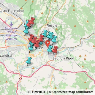 Mappa Via Vincenzo Chiarugi, 50136 Firenze FI, Italia (2.87278)
