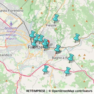 Mappa Via Vincenzo Chiarugi, 50136 Firenze FI, Italia (3.29308)