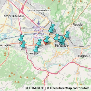 Mappa Via di Legnaia, 50143 Firenze FI, Italia (2.78909)